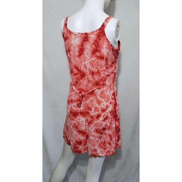 L' Pogee Strappy Tie-Dyed Mini Dress S - Picture 3 of 6